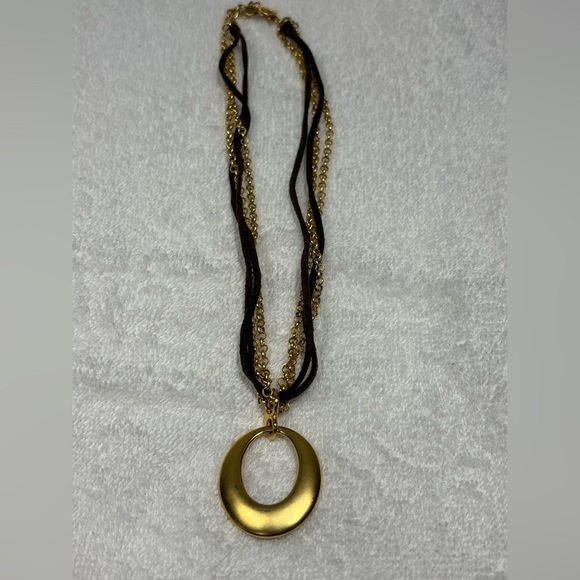 Boho Earth Tone Pendant Necklace Lot - Caracol & NW Brands - Set of 5 - Picture 2 of 10